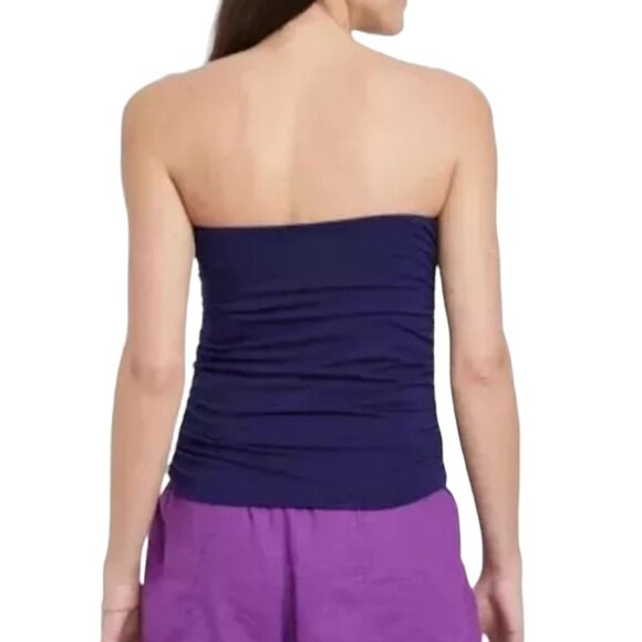 A New Day - Women's Slim Fit Ruched Tube Top Pink - XXS - Picture 4 of 14